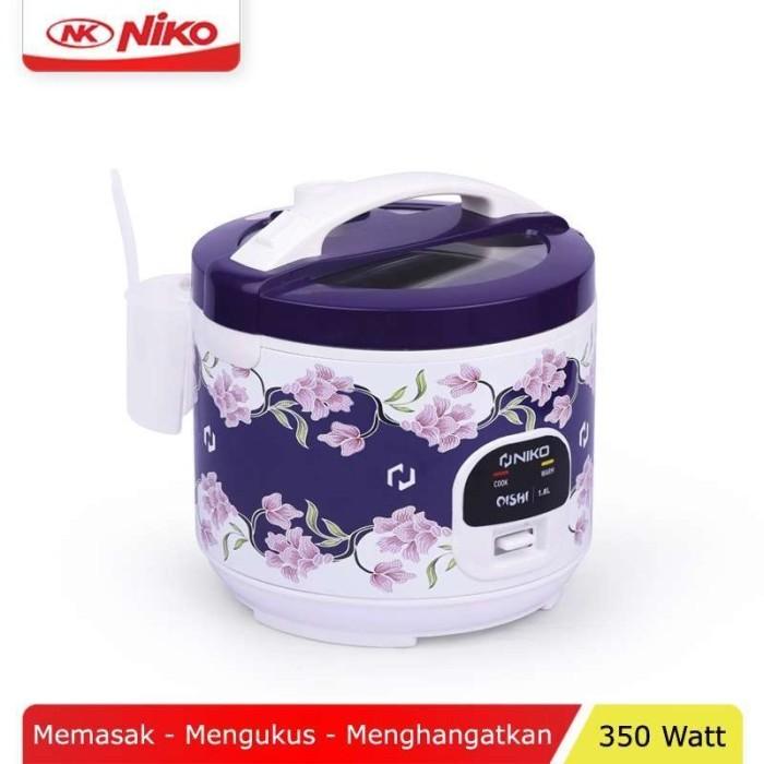 Gambar Cosmos Rice Cooker Non Stick CRJ-1001N Magicom 0.6 Liter Biru Listrik Merah Penanak - NIKO OISHI  dari DEPAMA STORE undefined Tokopedia