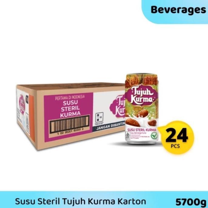 Gambar Tujuh Kurma Susu Steril Isi 24 X 189 Gr / Susu Cair Tujuh Kurma Steril dari nanakshop12 undefined Tokopedia