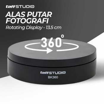 Gambar TaffSTUDIO Alas Putar Fotografi Rotating Display Stand Base 13.5cm - Hitam dari Caca Home Living undefined Tokopedia