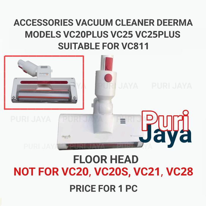 Gambar Deerma VC20 Plus VC21 VC20S Head Brush Nozzle Dust Box Adapter Charger - Head VC20+ VC25 dari Puri Jaya_NEW undefined Tokopedia