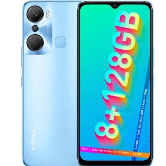 Gambar INFINIX HOT 12 PRO 8/128 GB NFC GARANSI RESMI - Biru dari Sahabat Phoneshop undefined Tokopedia