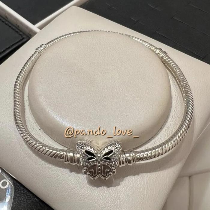 Gambar butterfly clasp pando moment snake bracelet gelang asli pando - 19 dari xo pando undefined Tokopedia