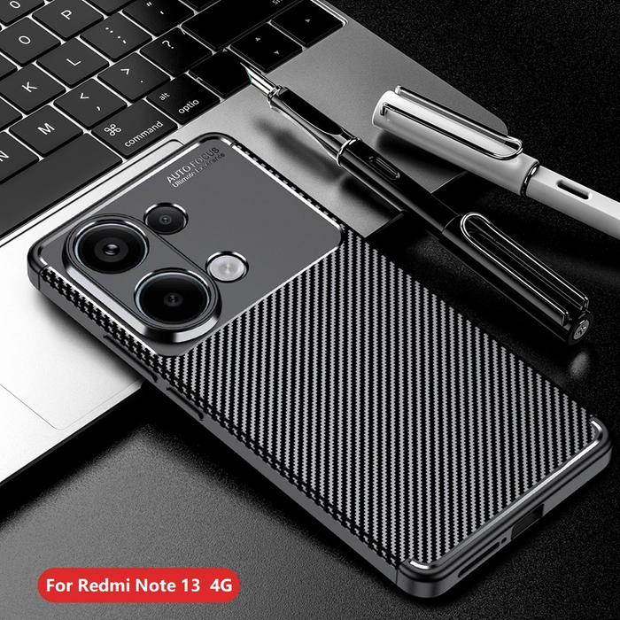 Gambar Case Xiaomi Redmi Note 13 4G 5G Pro Plus Softcase Carbon Auto Focus - Note 13 4G dari BERKAH AYASHA undefined Tokopedia