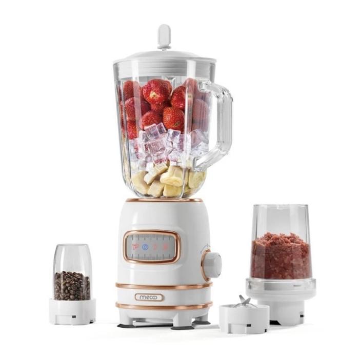 Gambar Mecoo Most Aesthetic 4in1 Ice Crusher Blender 300 Low Watt BPA Free - Putih dari Xtive Electronic undefined Tokopedia