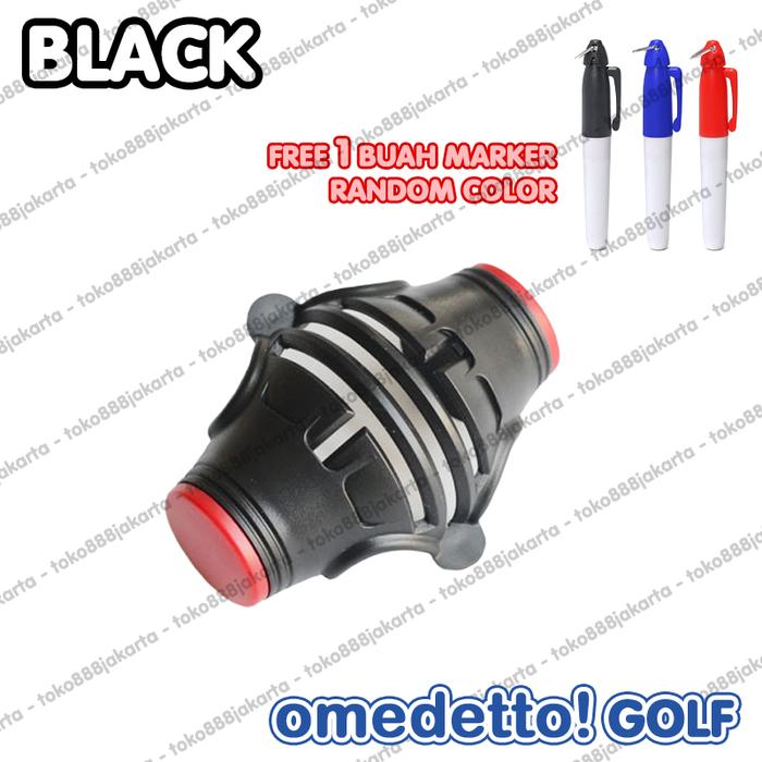 Gambar 360 & 180 DEGREE GOLF BALL LINE MARKER ALIGNMENT IMPROVE PUTT ACCURACY - BLACK dari TOKO 888 JAKARTA undefined Tokopedia