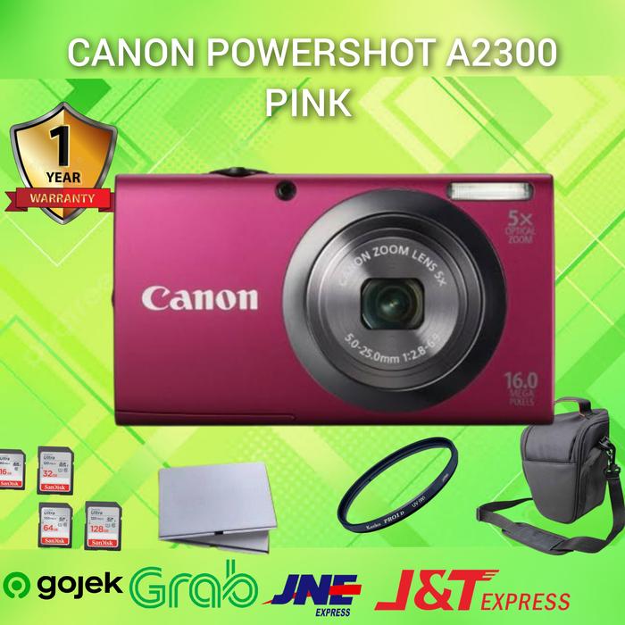 Jual Canon Powershot A2300 Pink / Kamera Digital Canon A2300 Pink