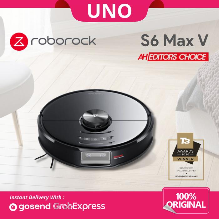 Gambar ROBOROCK S6 MAXV Robot Vacuum Cleaner With Reactive AI Camera Max V dari Uno Ponsel undefined Tokopedia