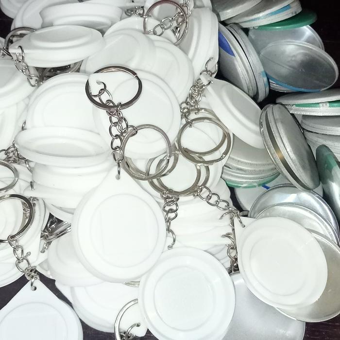Gambar Bahan Baku Pin Gantungan Kunci 44mm dari Irfan Jaya Printing undefined Tokopedia