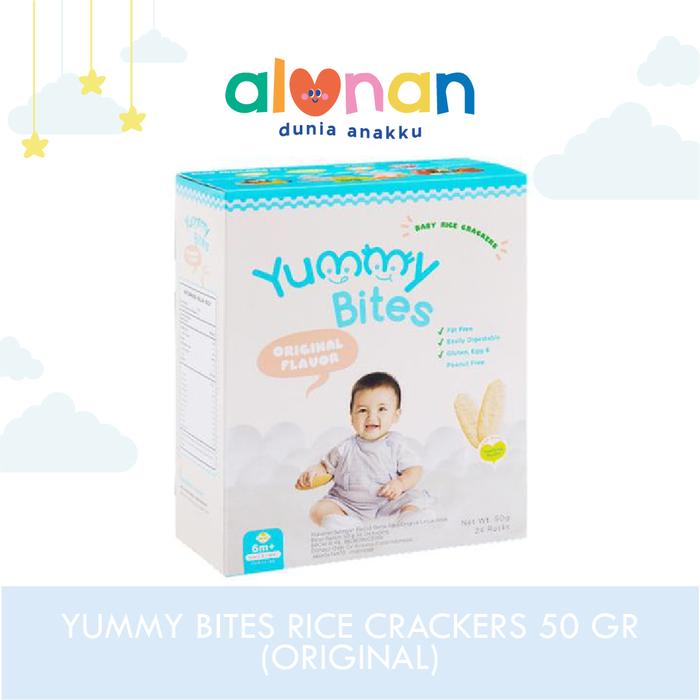 Gambar ALUNAN - Yummy Bites Rice Crackers 50 gr - Snack Bayi - Original dari AlunanOfficial undefined 2 Tokopedia