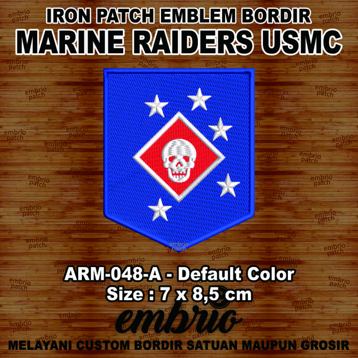 Jual ARM-048 Patch MARINE RAIDERS USMC marsoc us marine corps ...