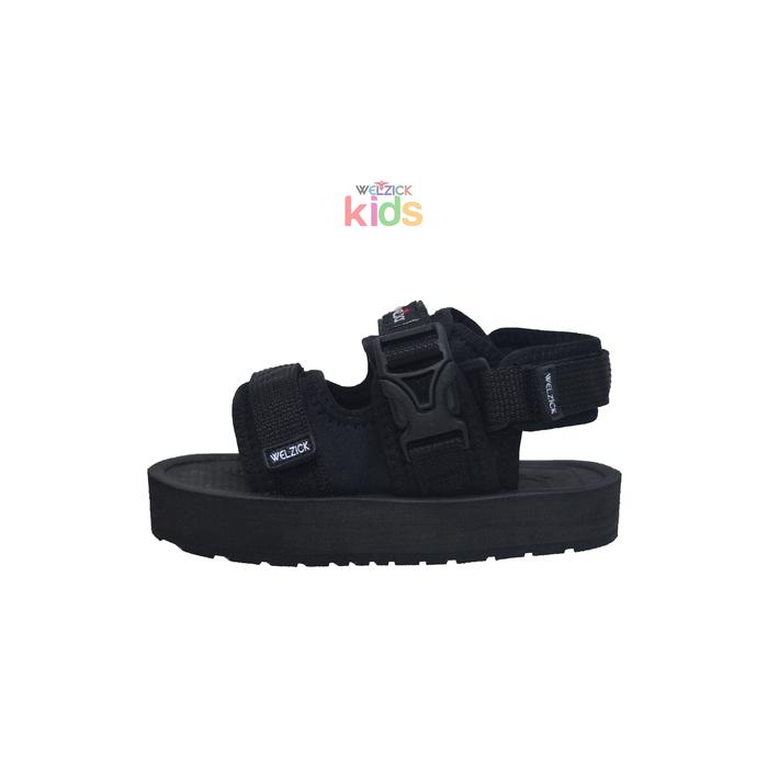 Gambar Sandal Gunung Anak Bayi Laki laki Perempuan Empuk Ringan Alaska Kids - Black, 19 dari Three box Footwear undefined Tokopedia