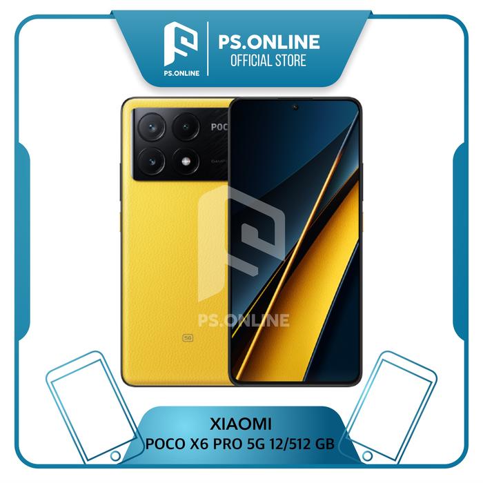 Gambar Xiaomi Poco X6 Pro 5G NFC - 12GB 512GB (12/512) AMOLED Garansi Resmi - Kuning dari PS.ONLINE STORE undefined Tokopedia