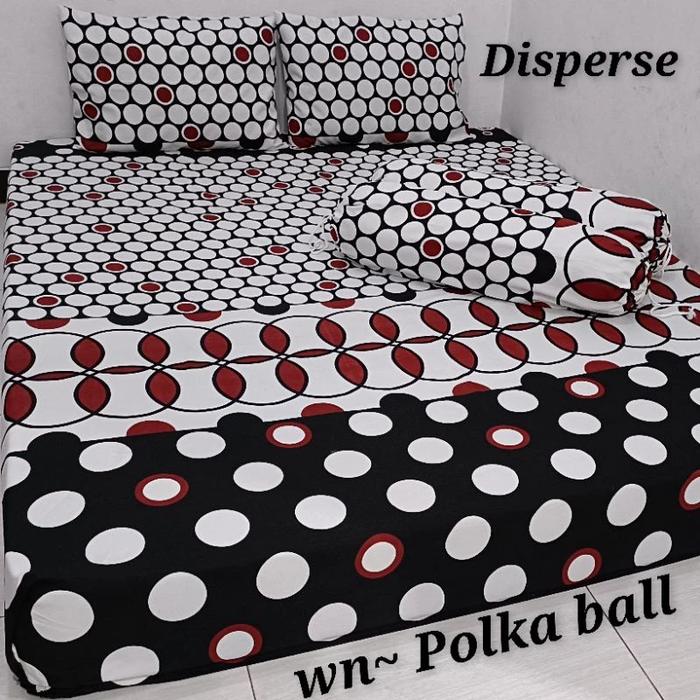 Gambar Sprei disperse ukuran 160x200 & 180x200 motif terbaru - polka ball, 160x200 dari Rey-_-Store undefined Tokopedia