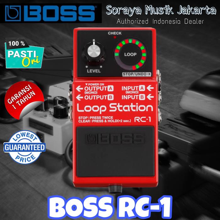 Loop Station RC-1 Boss RC-1 Loop Station Looper Pedal | Sweetwater