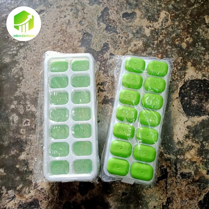 Gambar Cetakan Es Batu / Jelly 33 Lobang Bentuk Bulat / Ice Cube Moulding-IH - Isi 14 Kotak dari mitra kitchenn undefined Tokopedia