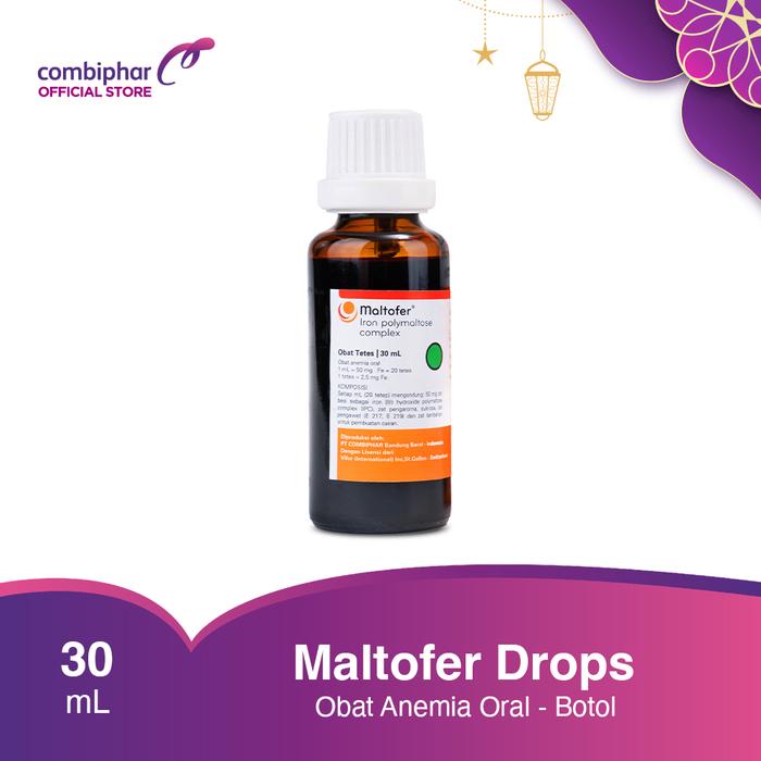 Jual Maltofer Drops 30ml - Obat Anemia - Kota Tangerang - Combiphar