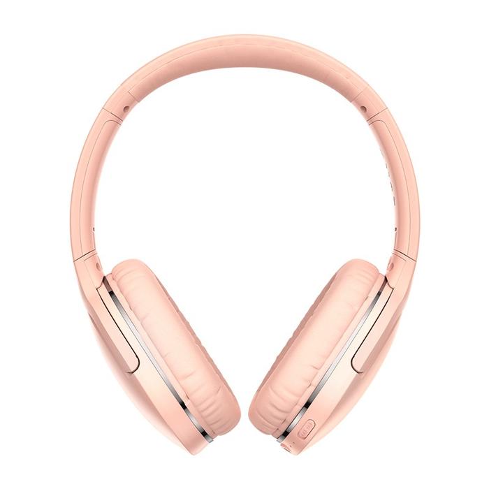 Gambar BASEUS D02 PRO FOLDABLE HEADPHONE BLUETOOTH WIRELESS / WIRED V5.0 - Merah Muda dari CJMART99 undefined Tokopedia