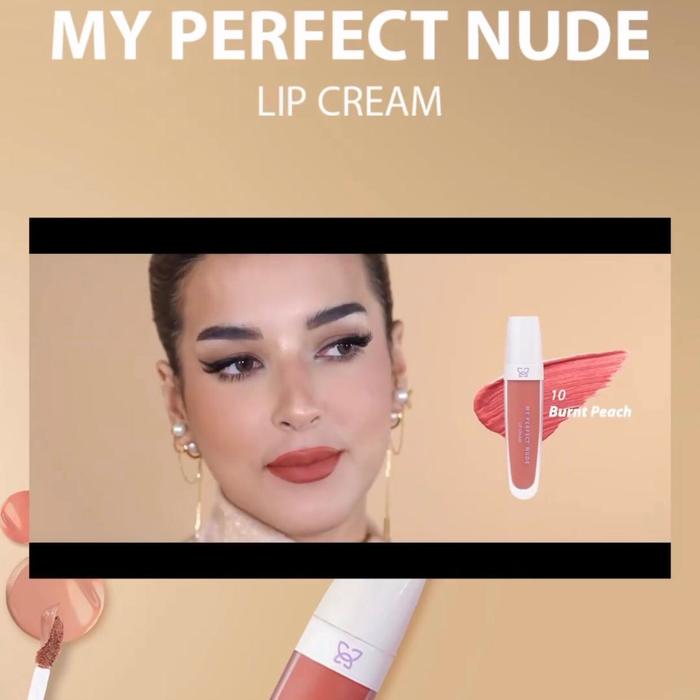 Gambar MOP (Mother of Pearl) - My Perfect Nude Lip Cream - 10.Burnt Peach dari Tasya Beauties undefined Tokopedia