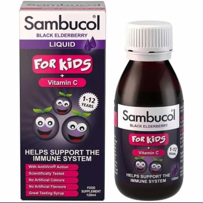 Gambar Sambucol kids liquid plus Vitamin C UK version - UK KIDS+ VIT C dari Shopwellasia undefined Tokopedia