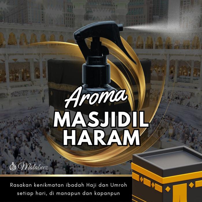 Gambar Malabeez Parfum Baju Gamis Karpet Sejadah Sarung Wangi Masjidil Harom Nabawi oleh-oleh Umroh Haji Pengharum - Masjidil Haram, Riyadh 250ml dari Keight Store undefined Tokopedia