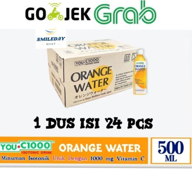 Gambar You C 1000 Water Orange 1 Dus Isi 24 Botol | You C1000 Water Orange dari Smileday Mart undefined Tokopedia