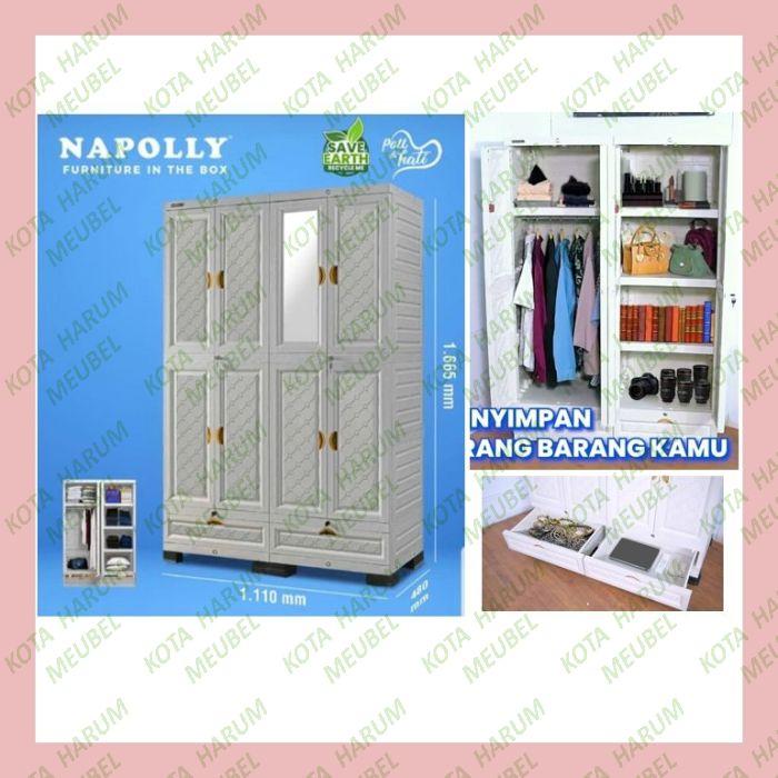Gambar lemari plastik napolly midicab 4408 dc ion puma bkn olymplast bandung - tidak terpasang dari Kota Harum Meubel undefined Tokopedia