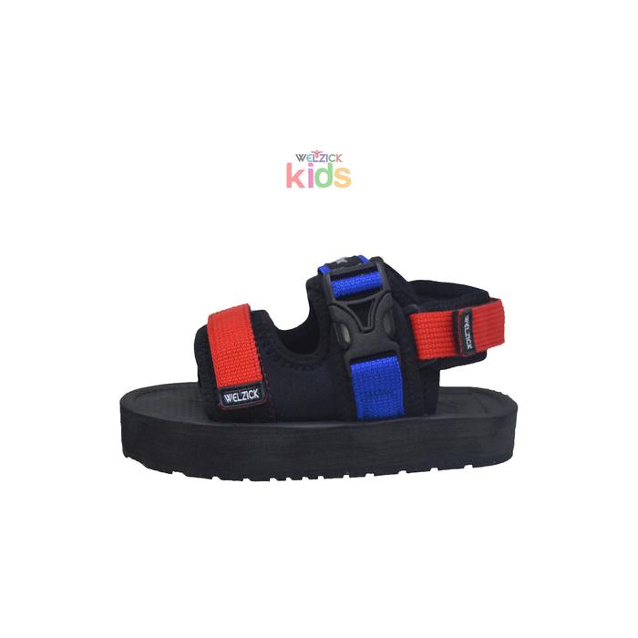 Gambar Sandal Gunung Anak Bayi Laki laki Perempuan Empuk Ringan Alaska Kids - Red Blue, 22 dari Three box Footwear undefined Tokopedia
