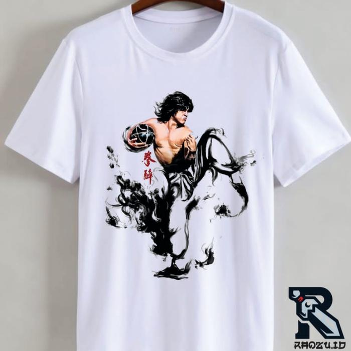 Jual kaos t-shirt jackie chan the drunken master XL Kota