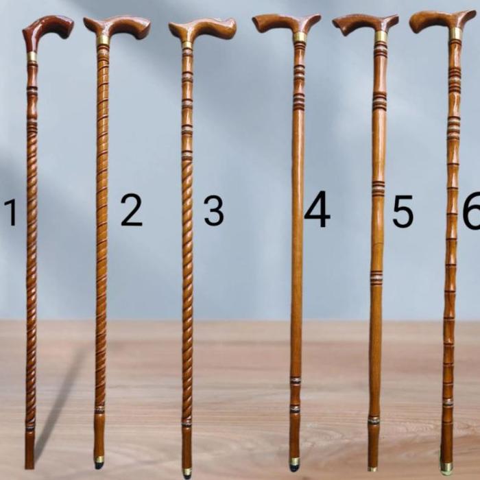 Gambar Paling dicari Tongkat jalan kayu ulin / kayu besi unik dan elegan - Coklat, No 3 dari Galeri Blitz undefined Tokopedia