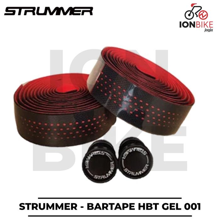 Gambar Bartape Strummer Gel 001 Motif Bar Tape Sepeda Balap 3.2mm Eva Empuk - RED dari ION BIKE JOGJA OFFICIAL undefined 4 Tokopedia