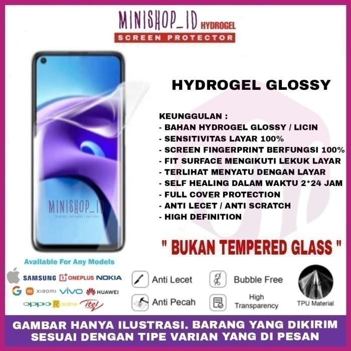 Gambar SAMSUNG A55 5G ANTI GORES HYDROGEL BENING FRONT BACK SCREEN LAYAR - GLOSSY, BACK BELAKANG dari MINISHOP OFFICIAL undefined Tokopedia