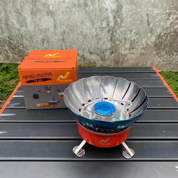 Gambar PAKET 1 SET TENDAKI ALAT MASAK CAMPING KOMPOR DAN COOKING SET TENDAKI - KOMPOR WINDPROF dari MANDALAWANGI OUTDOOR01 undefined Tokopedia
