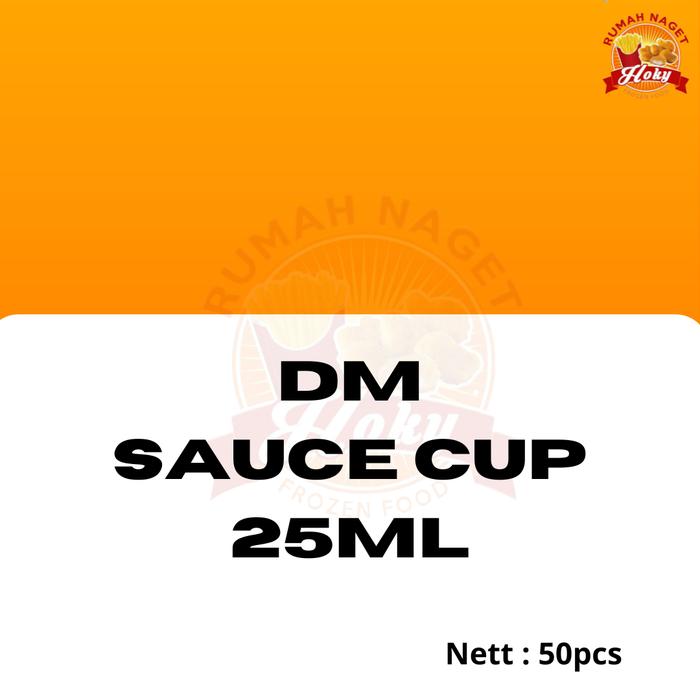 Gambar DM Sauce Cup 25ml isi 50pcs dari Rumah Naget Hoky_NEW undefined Tokopedia