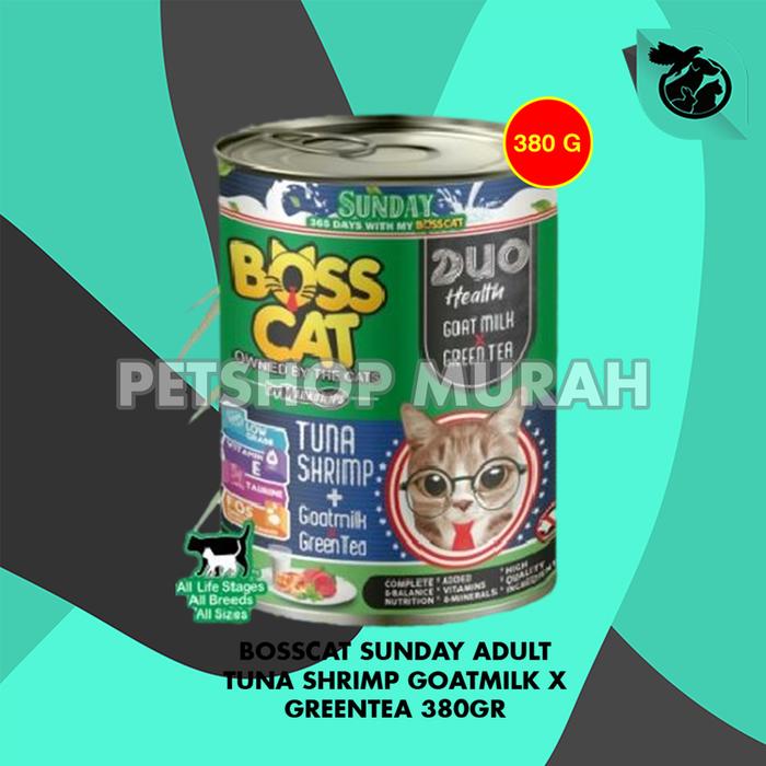 Gambar Makanan Kucing Basah Boss Cat Wet Food Kaleng 380 Gram - AD TUNASHRIMP dari CV PERMATA SAHABAT MAJU undefined Tokopedia
