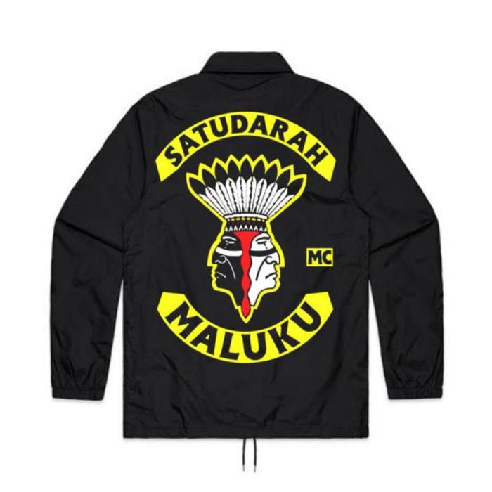 Gambar COACH JAKET SATU DARAH MALUKU FULL BLACK CASUAL - Hitam, S dari progreslifestore undefined Tokopedia