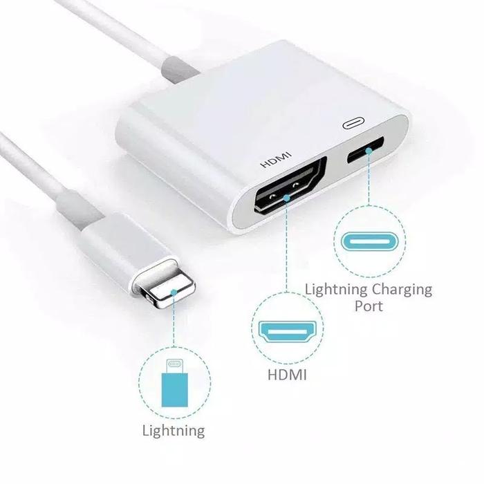 Usb C Lightning Digital Av Adapter Hdmi Lightning To Hdmi Digital Av  Adapter Converter Hdtv