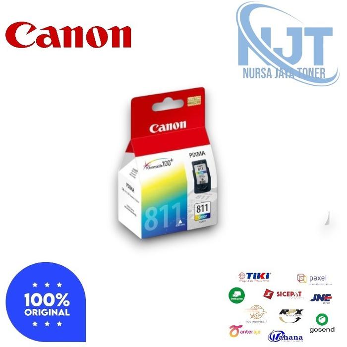 Gambar Canon Tinta Original CLI-811 Warna untuk Printer Canon PIXMA iP2770 iP2771 MP237 MP245 MP258 MP268 MP276 MP287 MP486 MP496 MP497 MX328 MX338 MX347 MX357 MX366 MX416 MX426 100% Original dari Nursa Jaya Toner undefined Tokopedia