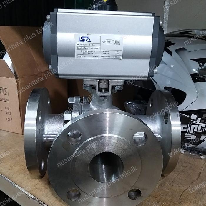 Jual 2 way valve 2 inch dn 50 sus 316 panumetick elektrik jis 10k ...