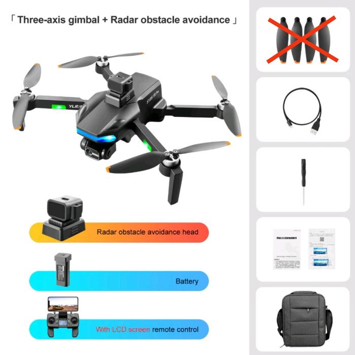Gambar RC DRONE S135 Pro GPS Gimbal Professional Komplite Radar dari Professional PSP undefined Tokopedia