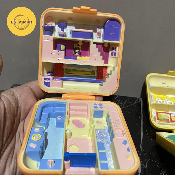 Gambar Polly Pocket Bluebird Vintage England 1989 Midge Playschool Townhouse - Orange dari ES Studios 19 undefined Tokopedia