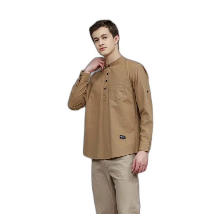 Gambar Kemko Linen Lengan Panjang Muslim Pria Elegan Penuh Gaya Volgo - Mocca, M dari Dnipro Store undefined Tokopedia