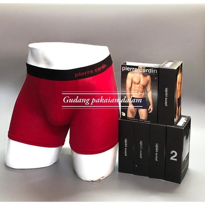Gambar READY Celana Boxer Pria Pierre Cardin PC 612 ISI-2 PCS bahan Tencel - M dari restustore16 undefined Tokopedia