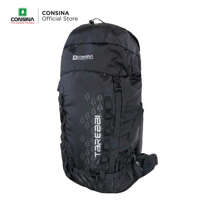 Gambar Tas Carrier Gunung Consina Tarebbi 60 liter - Hitam, All Size dari Sign in Outdoor undefined Tokopedia