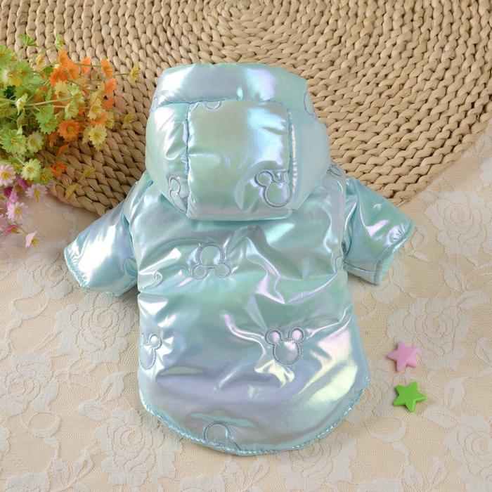 Gambar DONGWU COAT HOLOGRAM PAKAIAN HEWAN PELIHARAAN WARNA WARNI ANJING KECIL - Hijau, L dari DongWu undefined Tokopedia