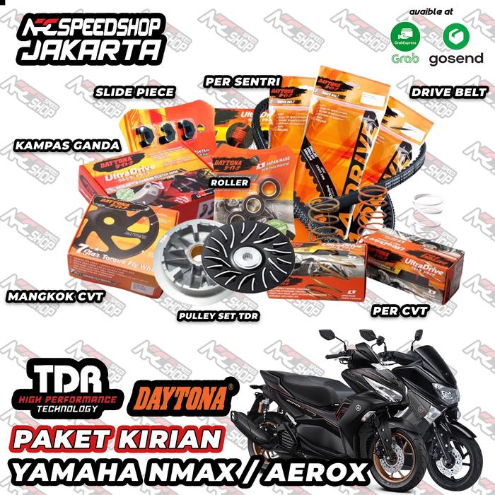 Gambar UPGRADE ANTI GREDEG KIRIAN DAYTONA CVT PULLEY TDR NMAX AEROX LEXI NEW VARIO ADV PCX 125 150 160 - FULLSET KIRIAN dari Arcspeedshop Jakarta undefined Tokopedia