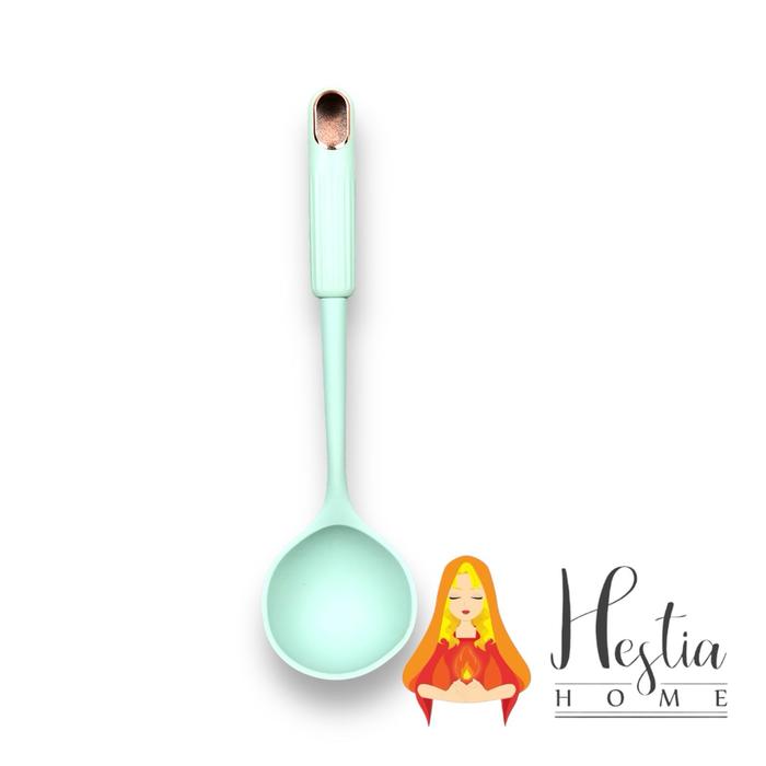 Gambar HOME PRO Sodet Irus Kipas Silikon Gagang Ulir Gagang Full Silikon - Irus Hijau  dari HESTIA HOME OFFICIAL undefined Tokopedia