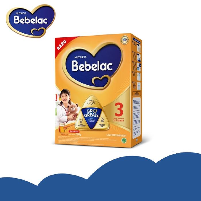Gambar Bebelac 3 620 g Susu Anak 1-3 Tahun - Madu dari BEAUTIQME undefined Tokopedia