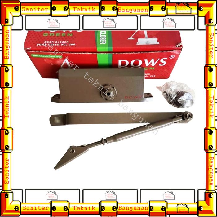 Gambar Door Closer Pintu Penahan Pintu Penutup Pintu Otomatis Dows DCL 300 - Brown dari Saniter Teknik Bangunan undefined Tokopedia