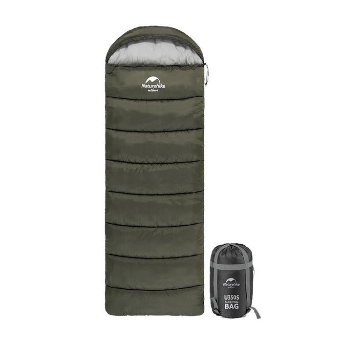 Gambar Sleeping bag Naturehike NH20MSD07 U series kantong tidur camping - Green, U150 dari NATUREHlKE GLAMPING undefined Tokopedia