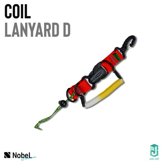 Gambar Coil Landyard Diving|NobeL|Multipurpose hanger|Diving accessories - Orange dari Jam8 Shop undefined Tokopedia